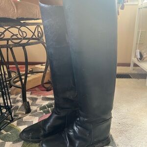 Amazonas Vintage Tall Leather Black Women's Riding Boots- size 6